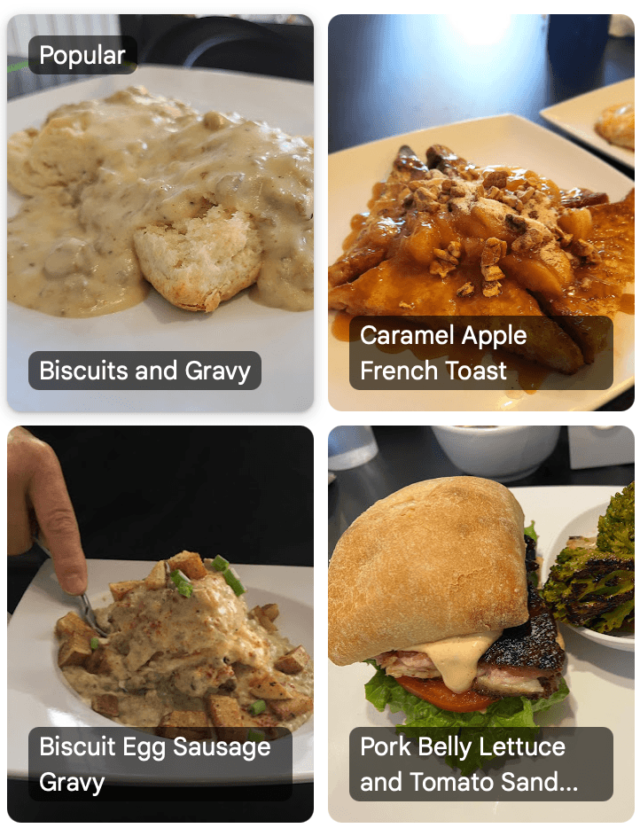 Biscuits and Gravy Features